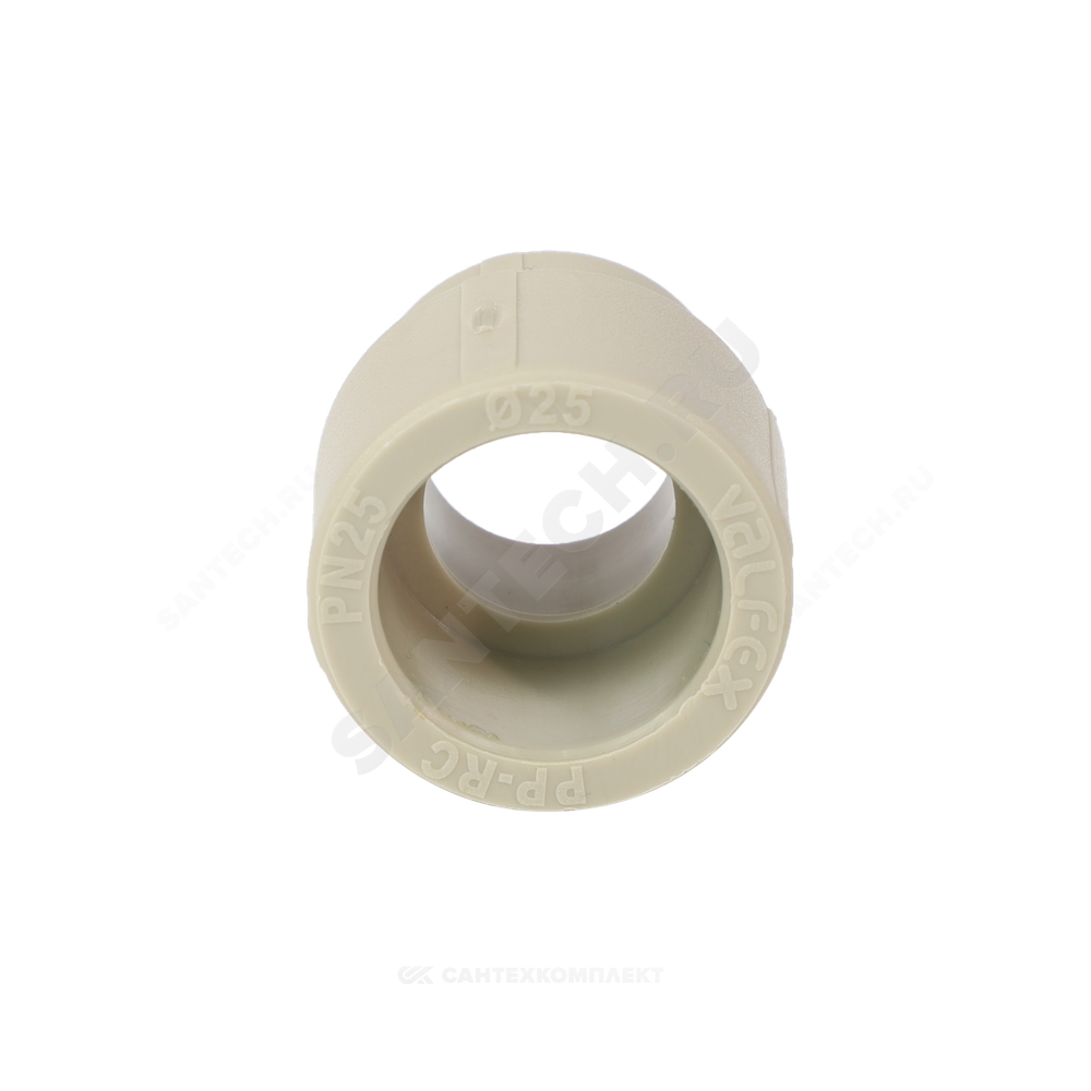 Муфта PP-R переходная серая Дн 25х20 внутренняя пайка VALFEX 10012520Г