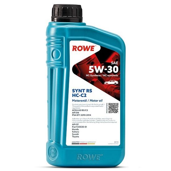 HIGHTEC SYNT RS SAE 5W-30 HC-C2 ROWE моторное масло 1 Литр