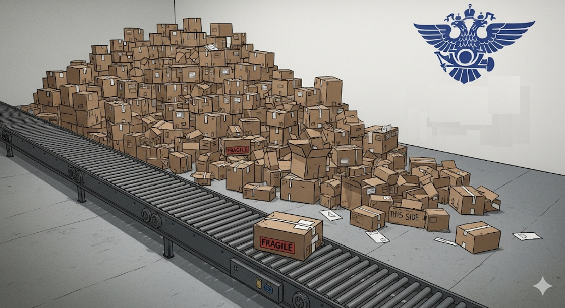 "Почта России" остановила экспорт товаров в США