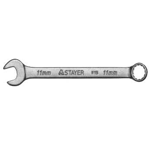 Ключ комбинированный 11 мм хромированный STAYER, 27085-11
