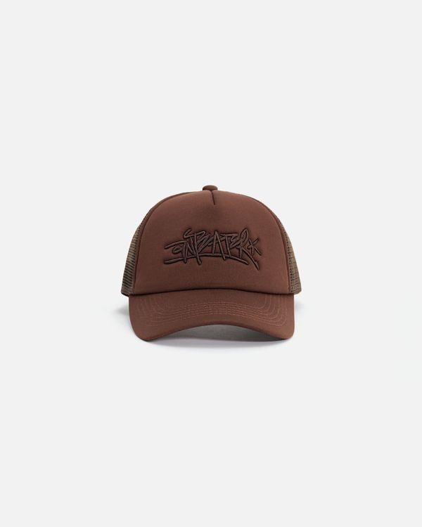 Кепка Trucker коричневая - фото 6