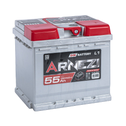 Аккумулятор ARNEZI DIN SMF 55 А/ч обратный R+ 207x175x190 L1 EN 450 А