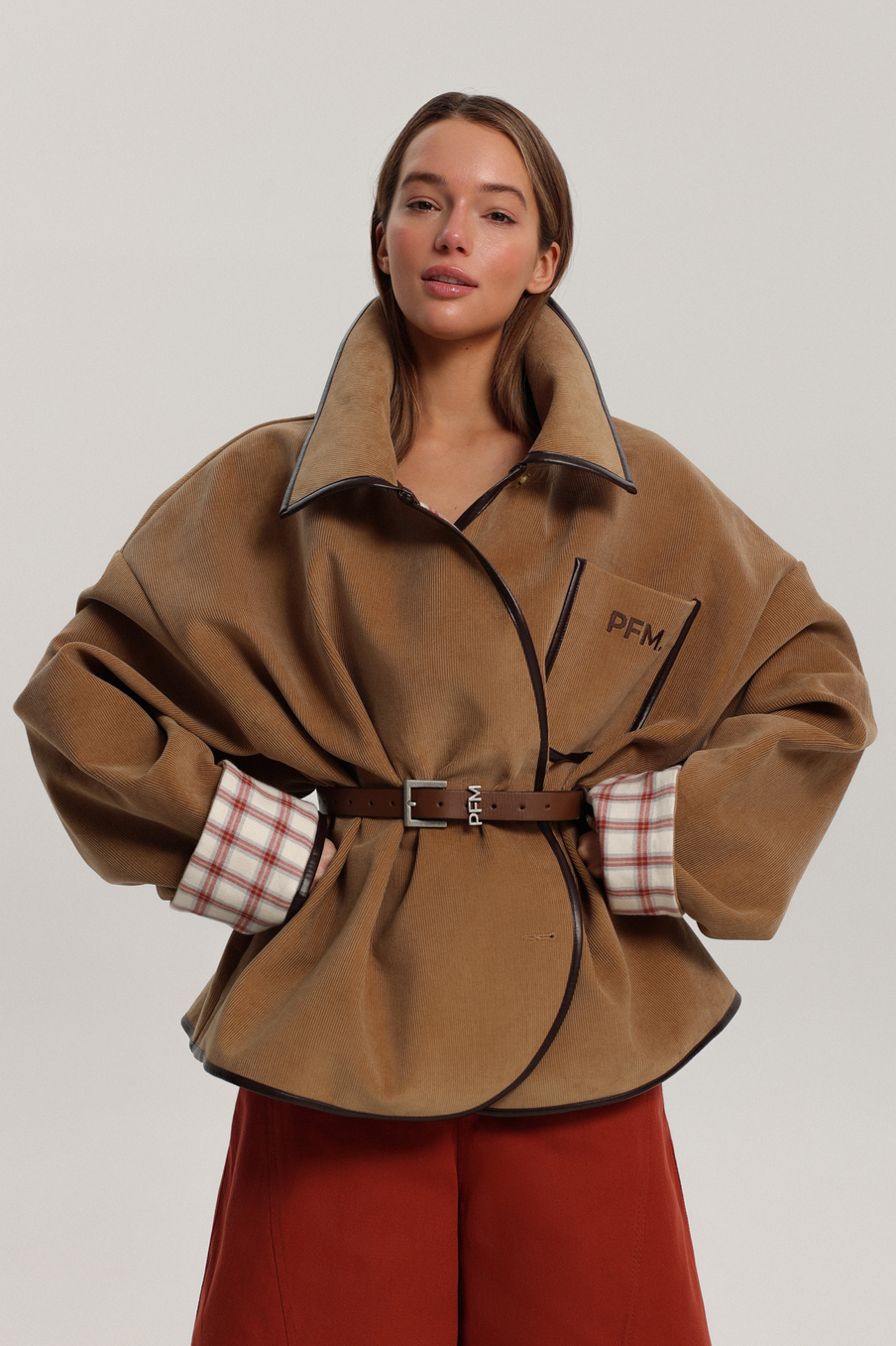 Бомбер двусторонний из вельвета