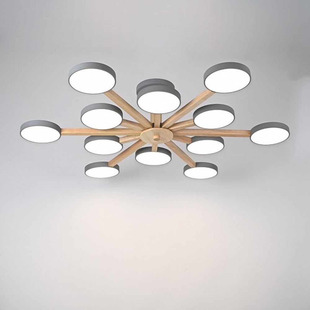 Люстра на штанге Imperiumloft TURNA Gray TURNA-B01