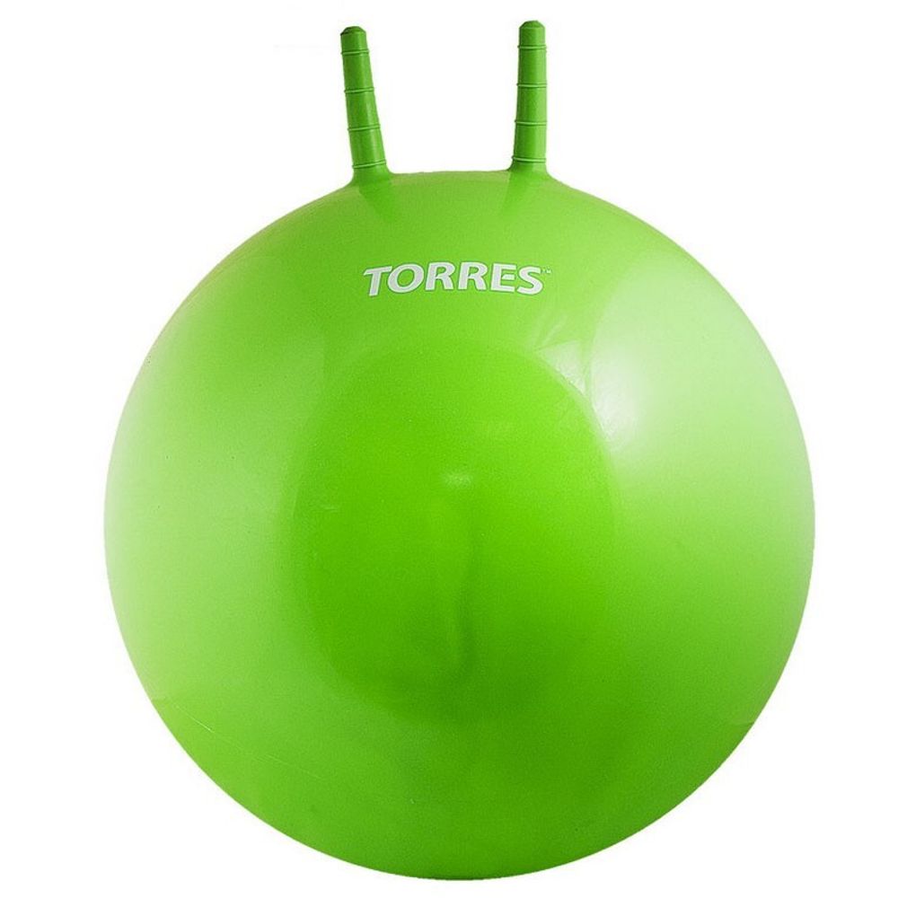 Мяч-попрыгун TORRES, с ручками, диам. 65 см, с насосом