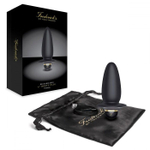 Черный анальный виброплаг Booty Plug (Цвет: черный)