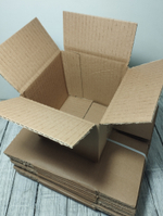 Коробка картонная, гофрокороб 130х130х130 мм - 20 шт