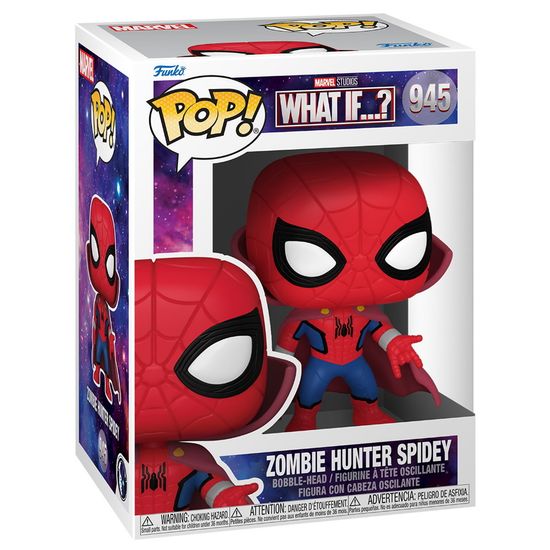 Фигурка Funko POP! Bobble Marvel What If Zombie Hunter Spidey 57380