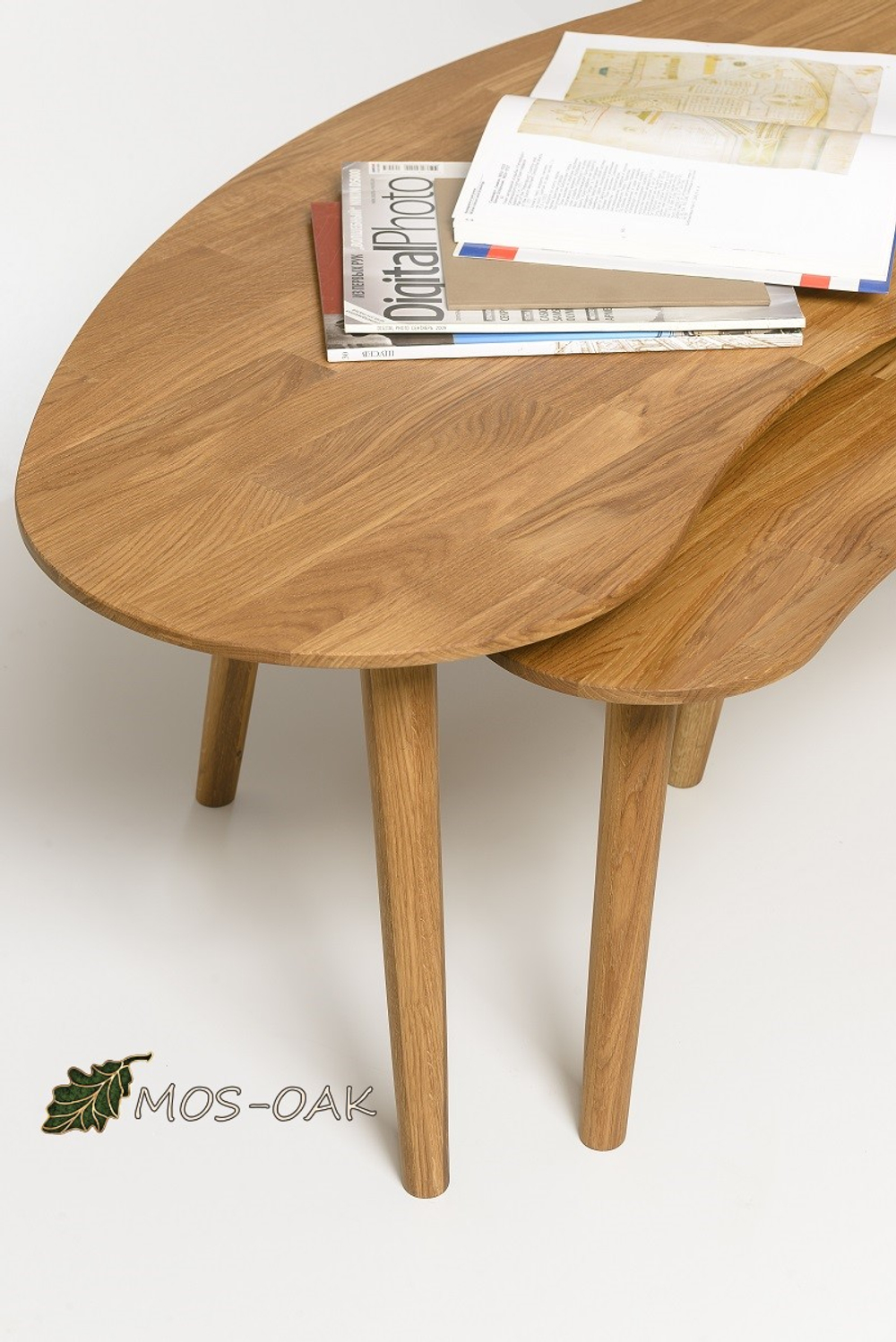 Стол журнальный из массива дуба Nord 6/3, 6/4