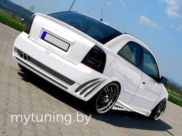 Задний бампер SHARK II Opel Astra G