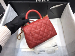 Chane1 Coco Handle Bag 19 cm