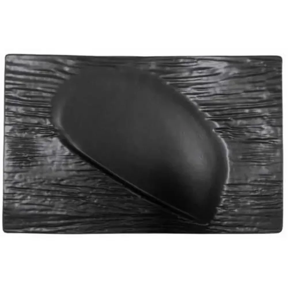 Блюдо прямоугольное 30*19 см Matsuyama Black фарфор P.L. Proff Cuisine [1]