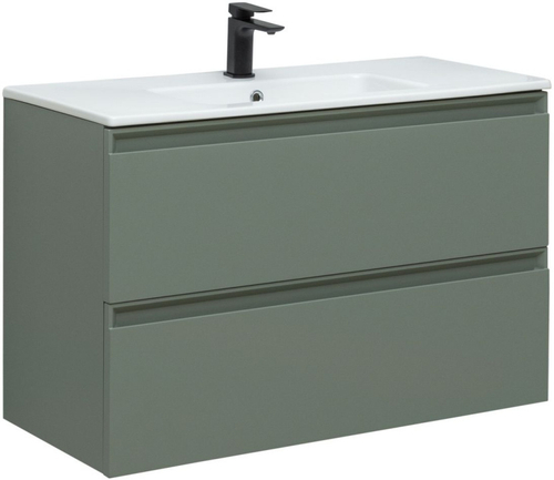 Тумба с раковиной Allen Brau Eclipse 1.E1003.CGM 100 cement grey matt