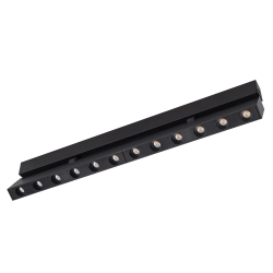 Светильник MAG-DOTS-FOLD-25-S400-12W Warm3000 (BK, 30 deg, 24V) (Arlight, IP20 Металл, 5 лет) 034219