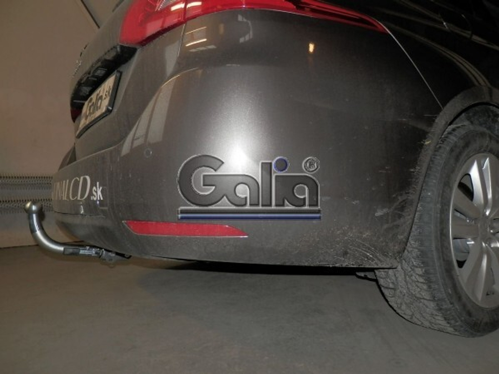 Фаркоп оцинкованный Galia C068C для Citroen C4 Picasso, C4 Grand Picasso 2013-, Peugeot 308 хетчбек, универсал 2013-(паспорт и сертификат в комплекте)(без электрики)