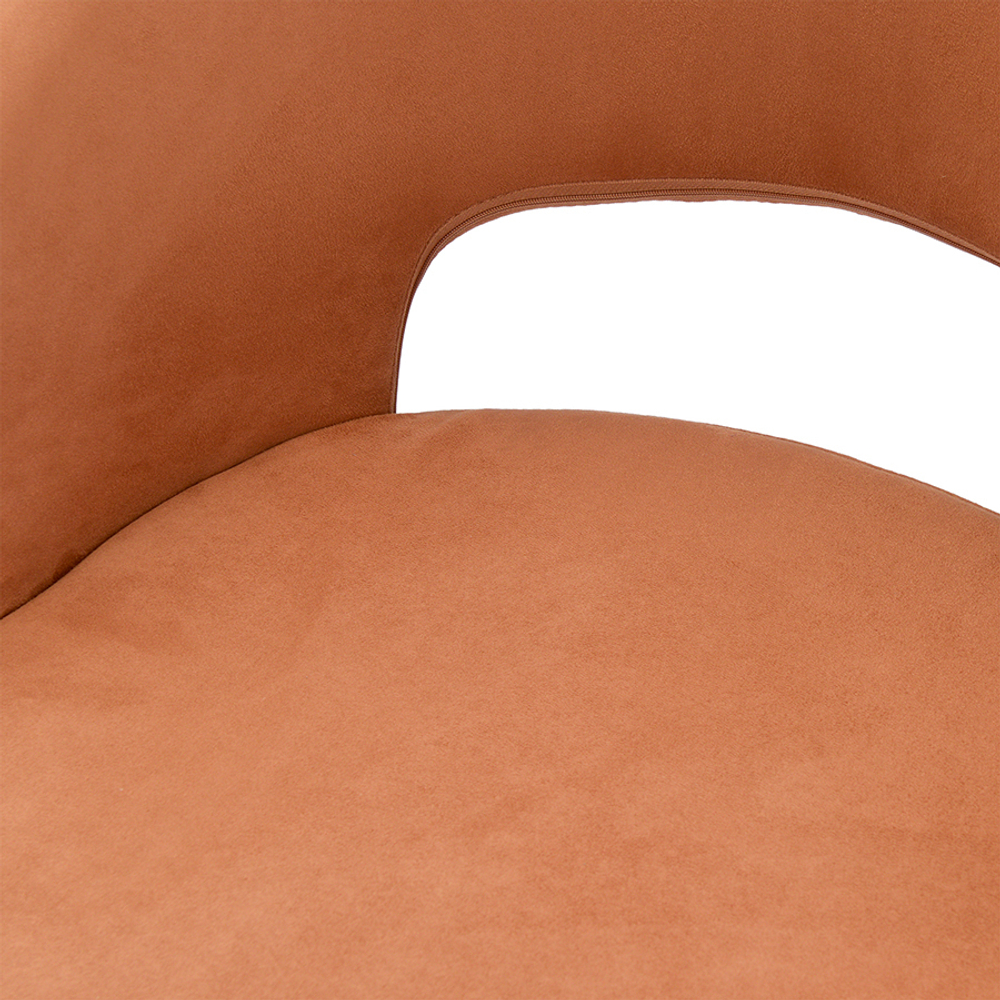 Кресло Berg Earl коричневое