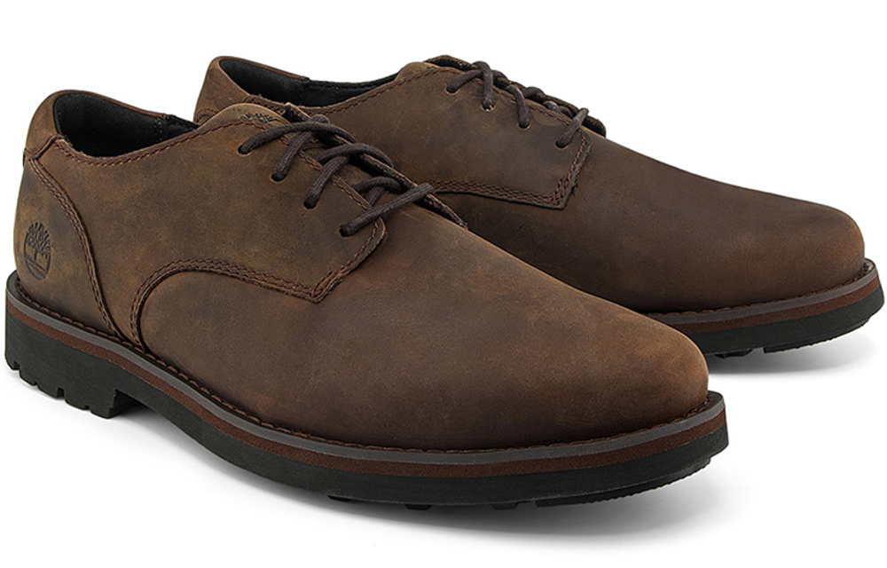 Timberland Leather Shoes Men"s Dark Brown