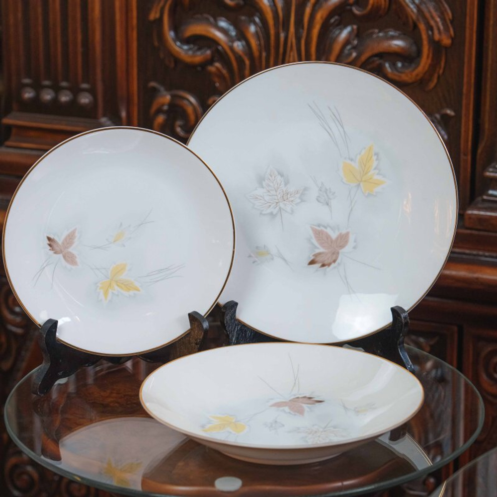 Столовый сервиз на 12 персон «Осенние листья»