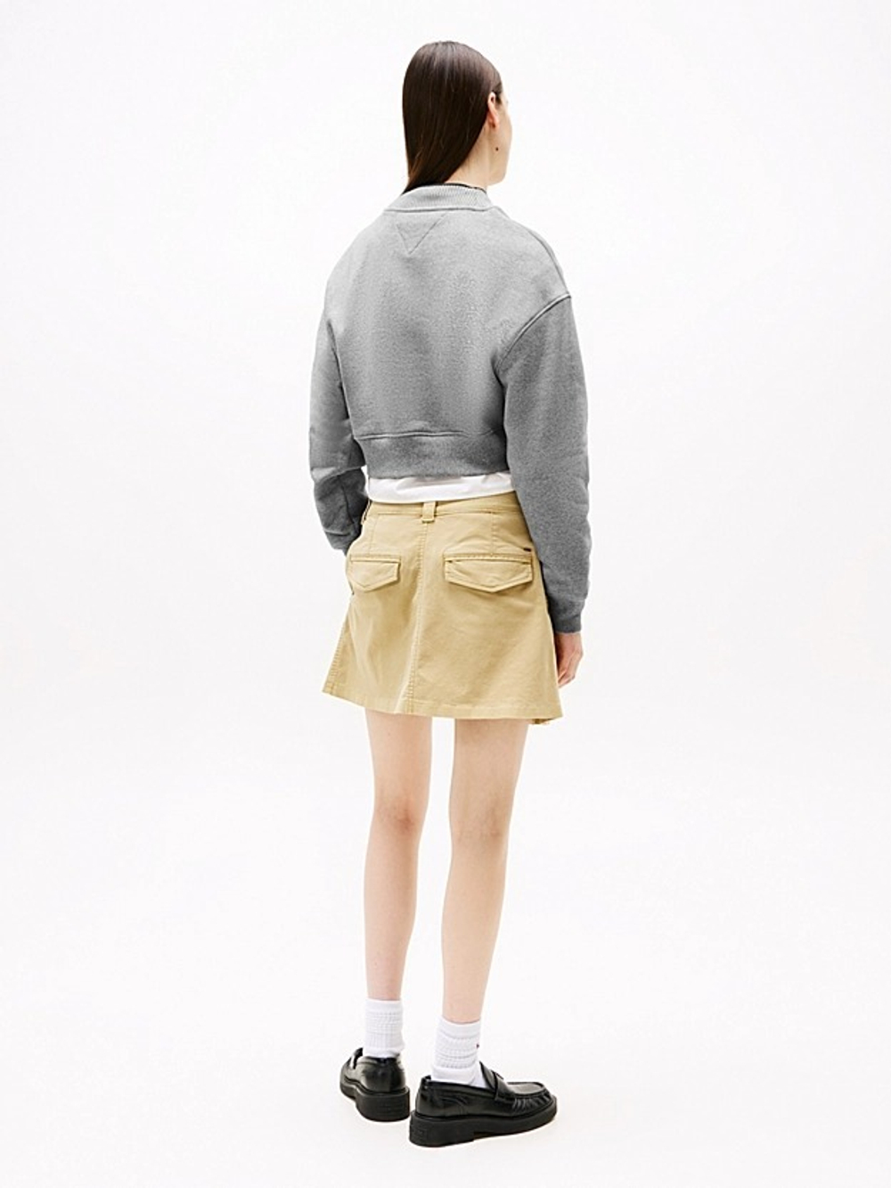 Толстовка женская TOMMY JEANS TJW CROP CNECK COLLA