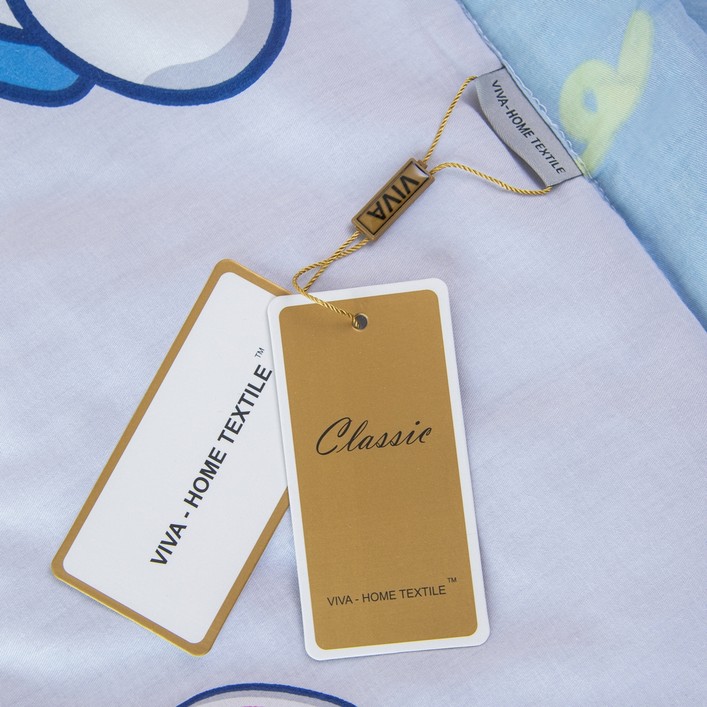 Комплект постельного белья Сатин с Одеялом Young 100% хлопок на резинке OBKR020