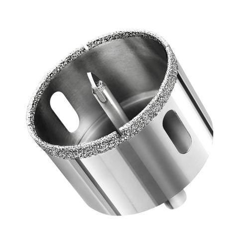 Коронка алмазная с центрирующим сверлом по керамограниту и керамике 75мм "Rennbohr"