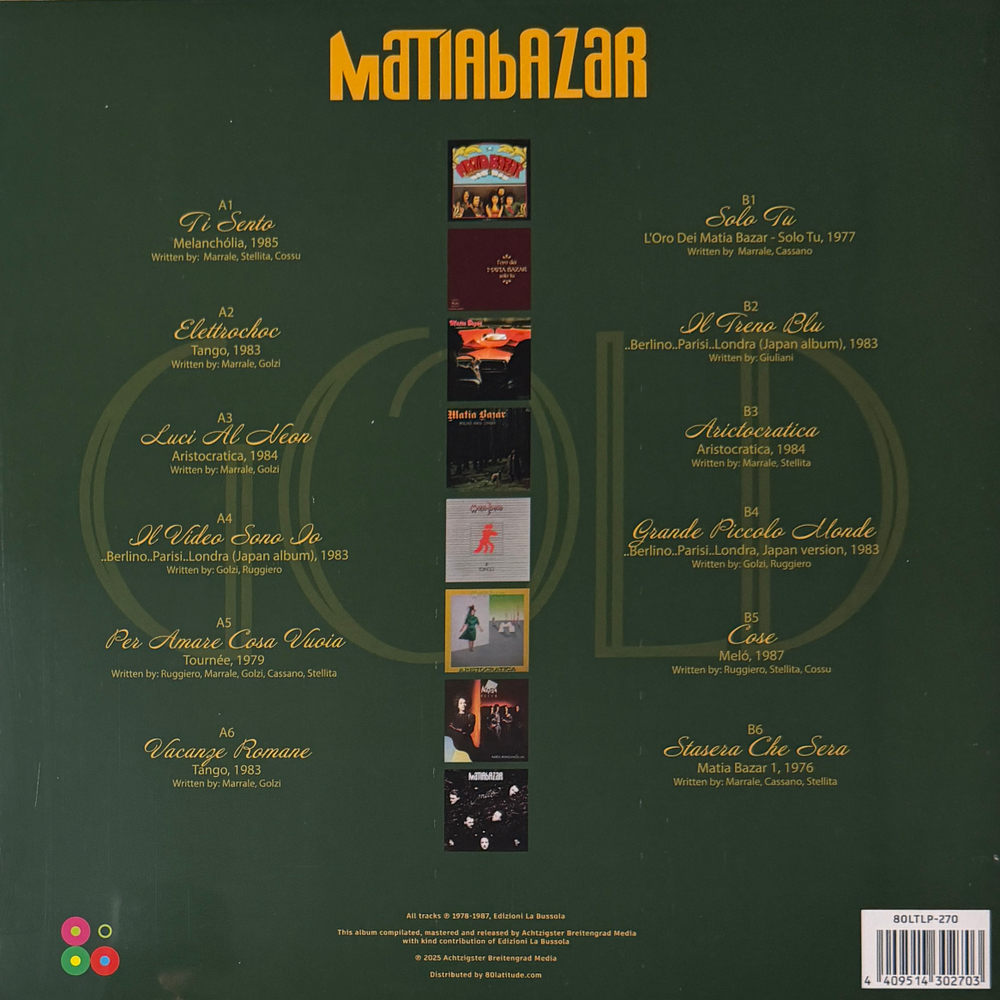 Matia Bazar ‎– Gold (Россия 2025г.)