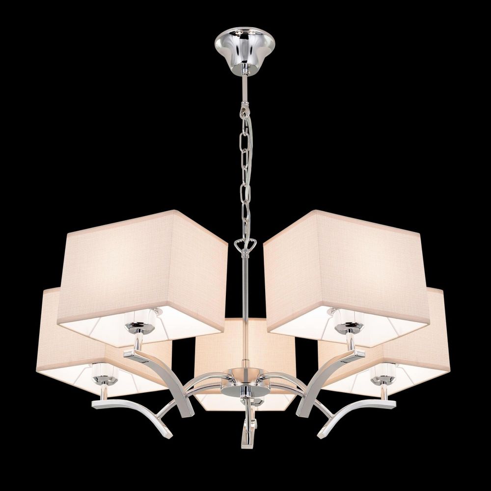 Citilux Эвора Квадро CL460251 Люстра с бежевыми абажурами