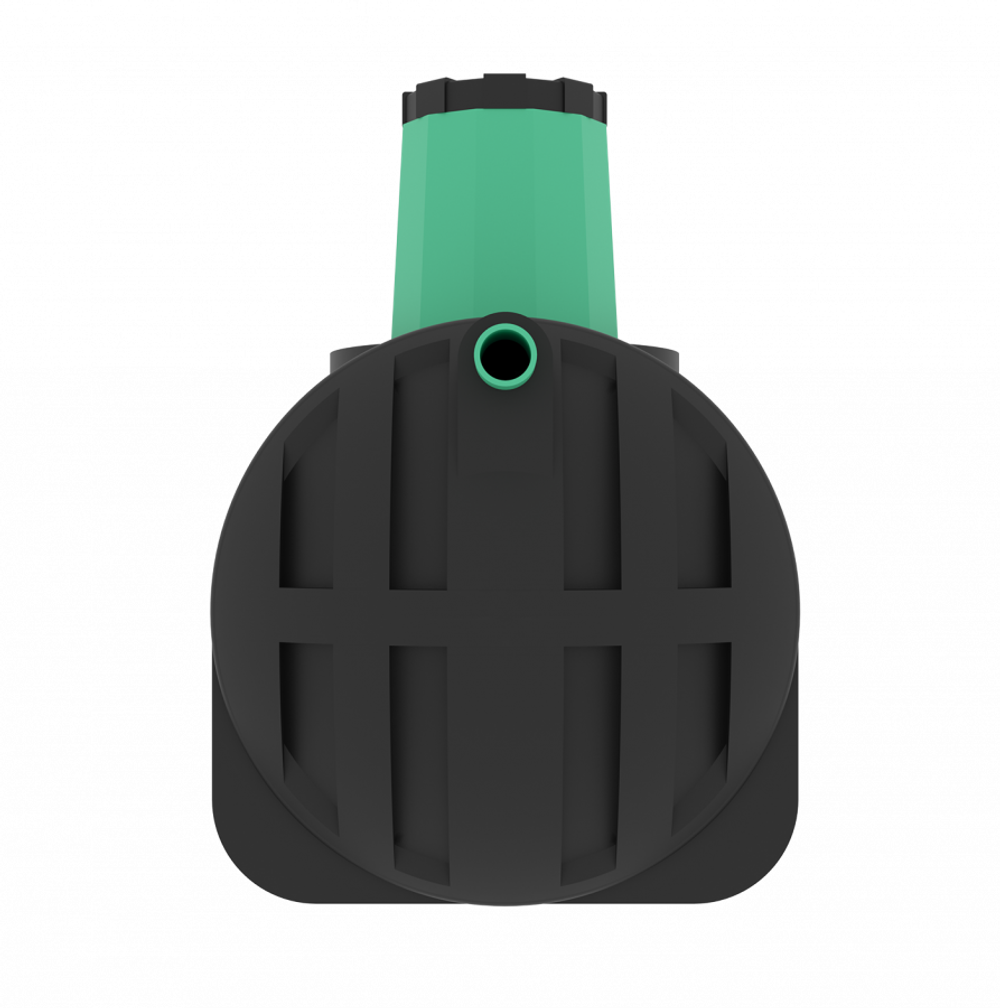 Подземная емкость Мультпласт 2.0 2000 л. горизонтальный (2150x1140x1730см;80кг;черный) - арт.555469