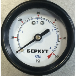 Стрелочный манометр с дефлятором BERKUT ADG-032