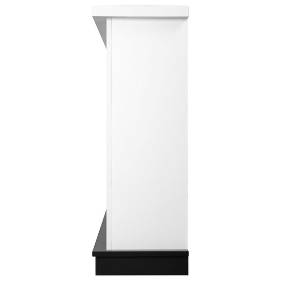 Каминокомплект: Очаг Electrolux Infinity EFP/P-1600ULS N, портал Canto Long белый, черный — (2)