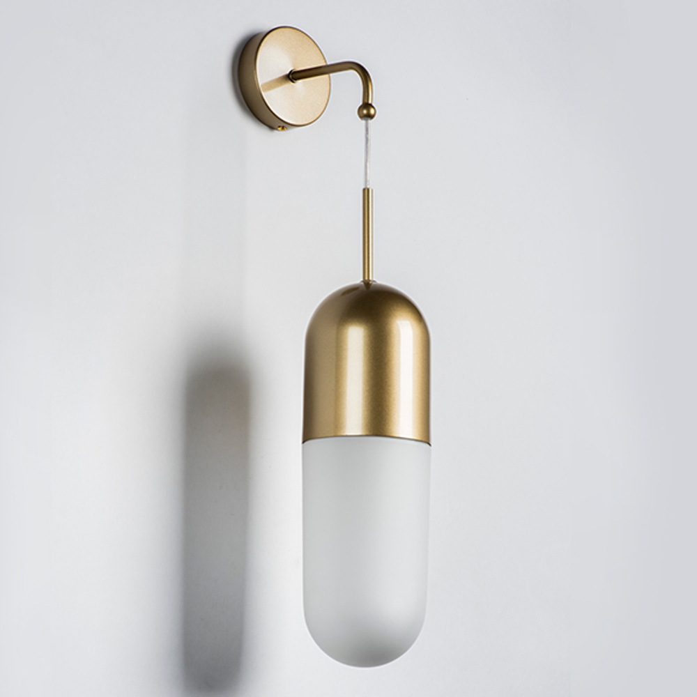 690613 Бра RAMO 1х40W E27 ШАМПАНЬ/БЕЛЫЙ