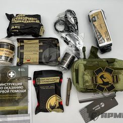 Тактическая аптечка “RHINO RESCUE” 11 в 1, мох