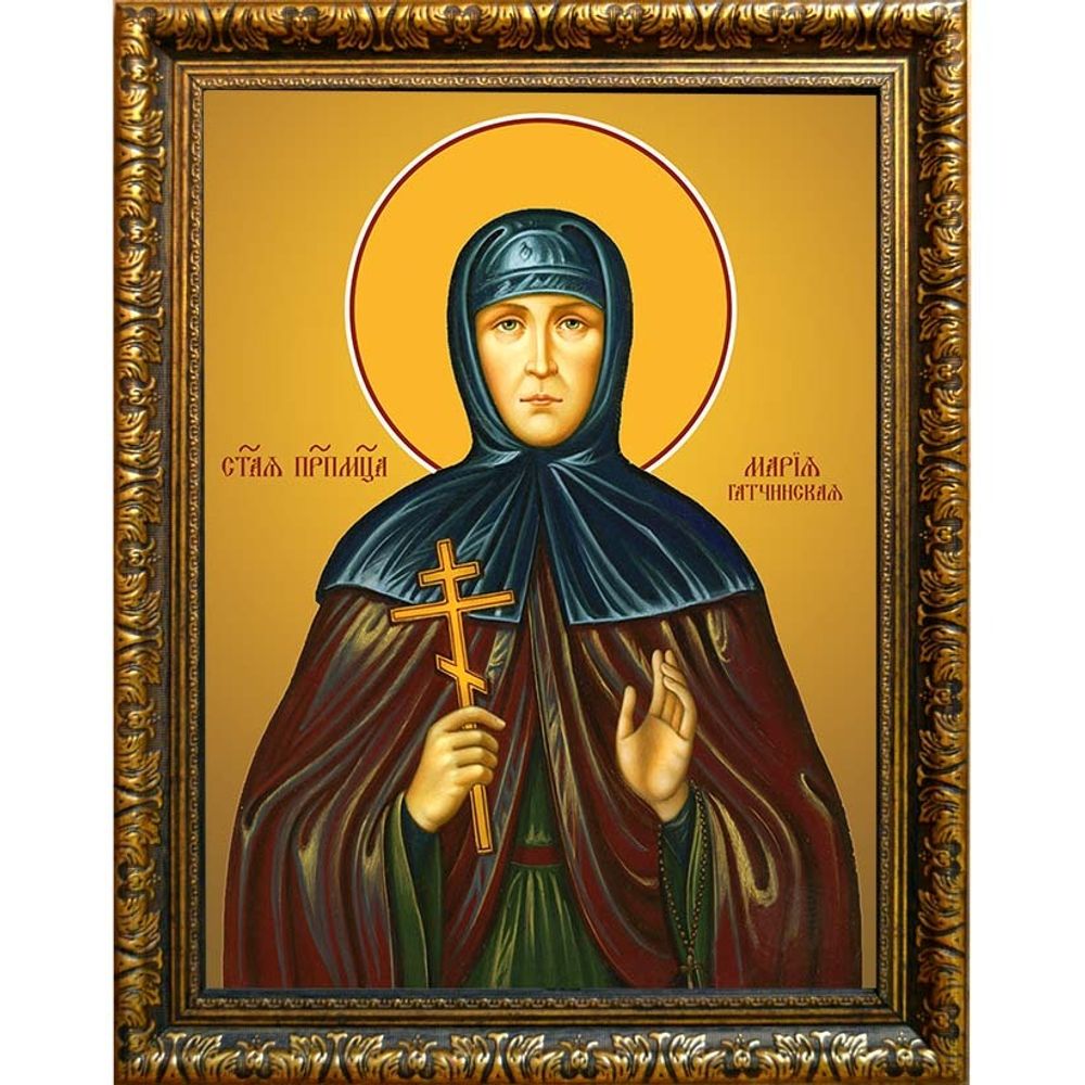 Мария (Лелянова), Гатчинская, монахиня, преподобномученица. Икона на холсте.