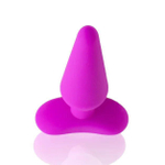 Лиловая анальная пробка Unicorn S - 9,5 см. (Цвет: лиловый)