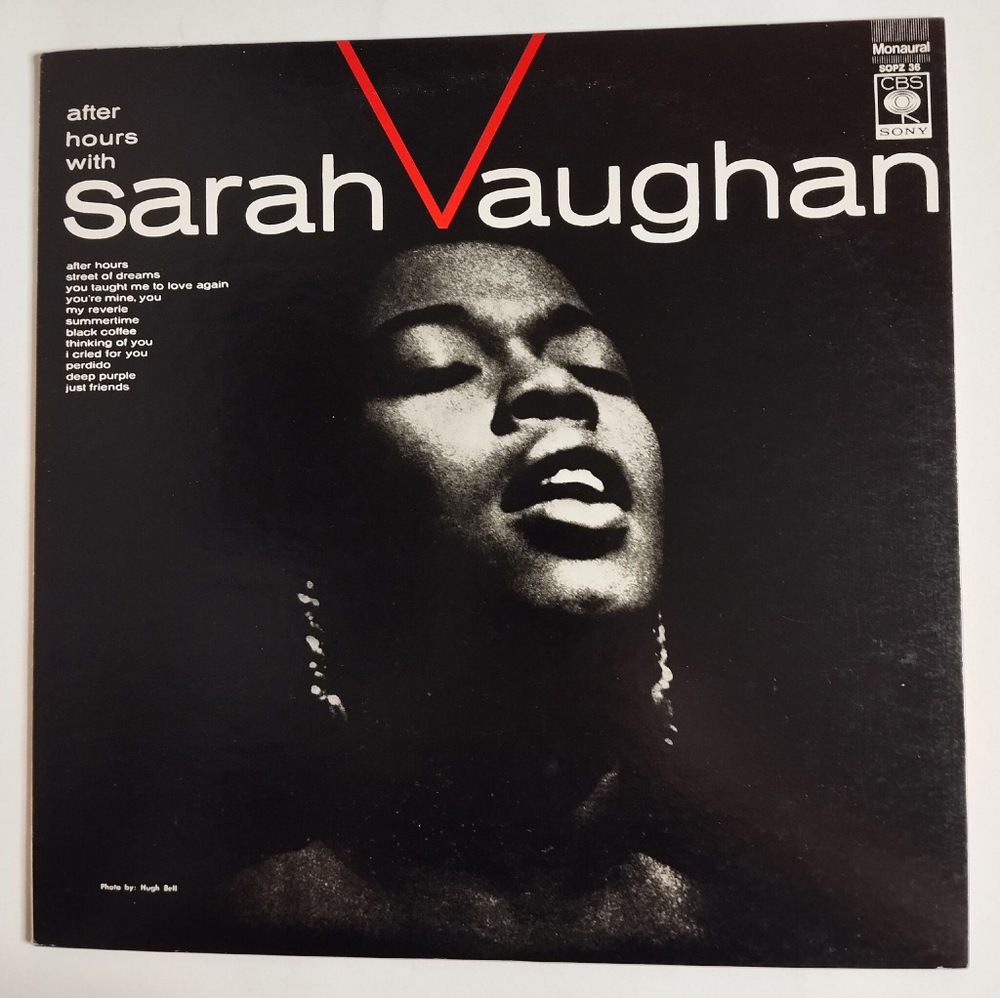 Винтажная виниловая пластинка LP Sarah Vaughan After Hours With Sarah Vaughan (Japan 1980) (No Obi)