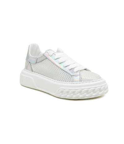 Кожаные кроссовки Casadei - серебряный(2X011X0201C2339)