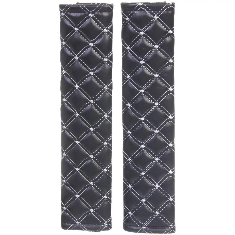 Накладка на ремень безопасности HJ-F002, 2 шт., черный-белый