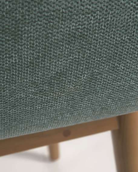 Стул Konna зеленый, ножки из массива ясеня