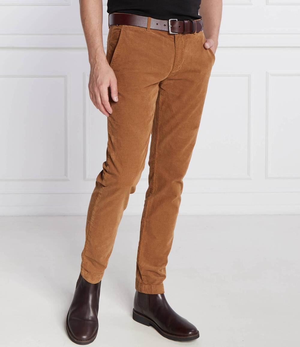 Чиносы BLEECKER CHINO CORDUROY GMD Tommy Hilfiger - коричневый(MW0MW33372)