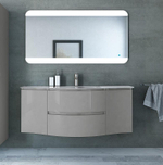 Мебель для ванной Cezares VAGUE 138 Grigio lucido
