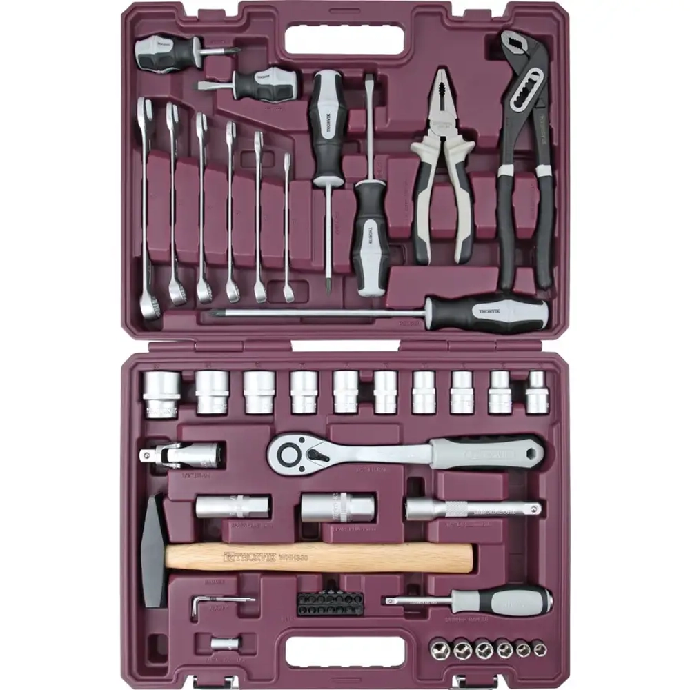 Набор инструмента универсальный 1/4", 1/2"DR THORVIK TS056