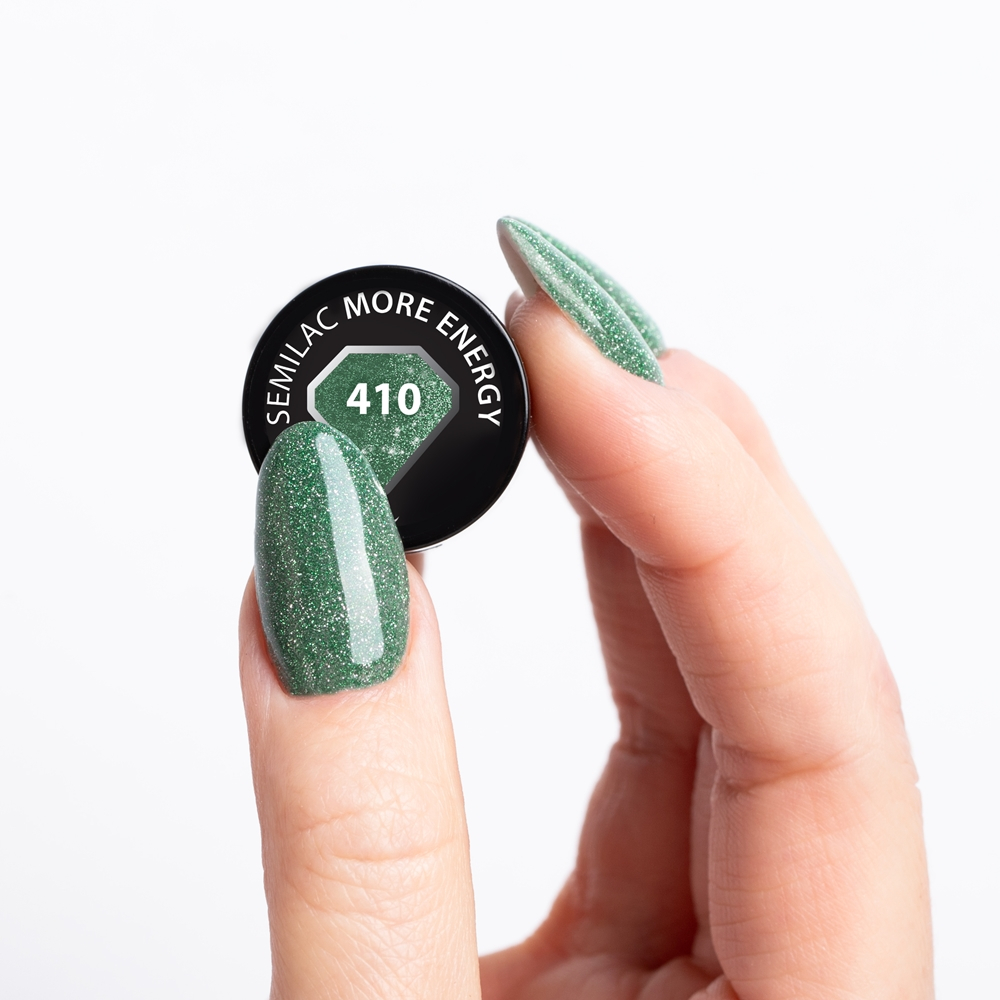 Semilac UV Hybrid New YEAAH - Гибридный гель-лак для ногтей с использованием УФ / LED лампы оттенок 410 More Energy, 7 ml