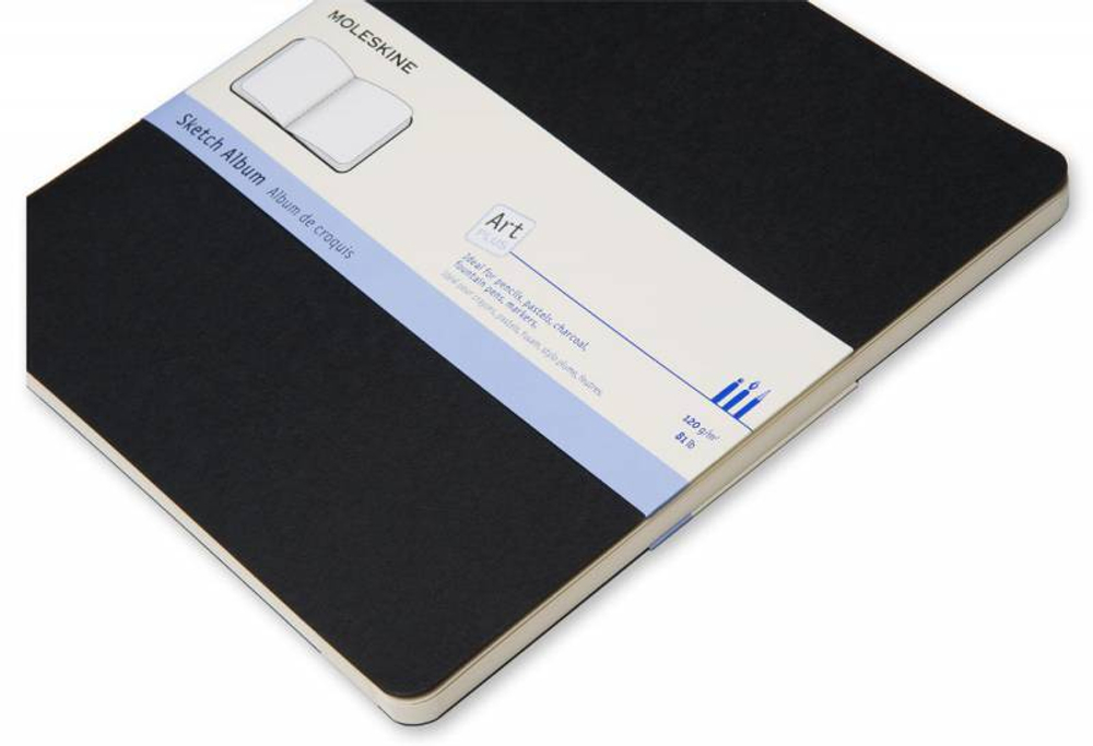 Блокнот для рисования Moleskine Cahier Sketch Album (ARTSKA5) 190x190мм обложка картон 88стр. черный