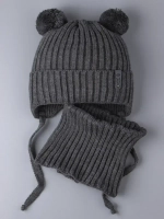 Шапка для мальчика со снудом осенняя