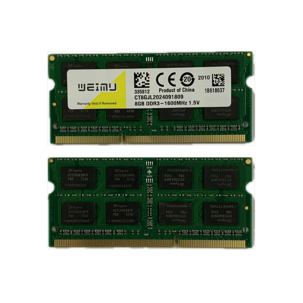 Оперативная память WEIMU DDR3 SO-DIMM 8Gb 1600Mhz PC-12800 1.5V