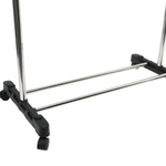 Вешалка напольная на колесах (75-150см)*42см*(92-155см), телескопическая, BZ-JY-010