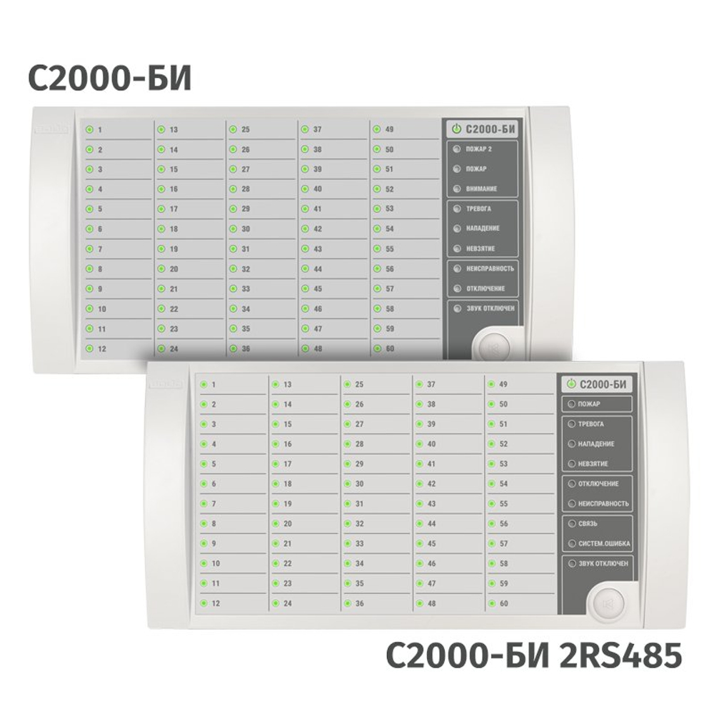 Блок индикации С2000-БИ исп.02 2RS485