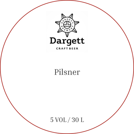 Пиво Даргетт Пилснер / Dargett Pilsner 30л - кег