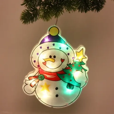 Фигура светодиодная «Снеговик» 18*23 см (батарейки 3 ААА), 1 режим