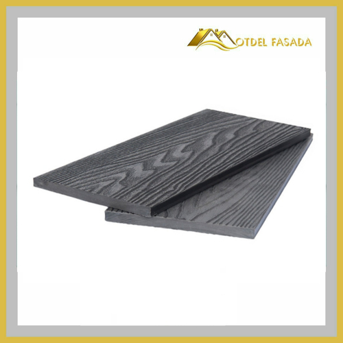 Заборная доска доска ДПК PREMIUM 3D Черная (2-х сторонняя Текстура)